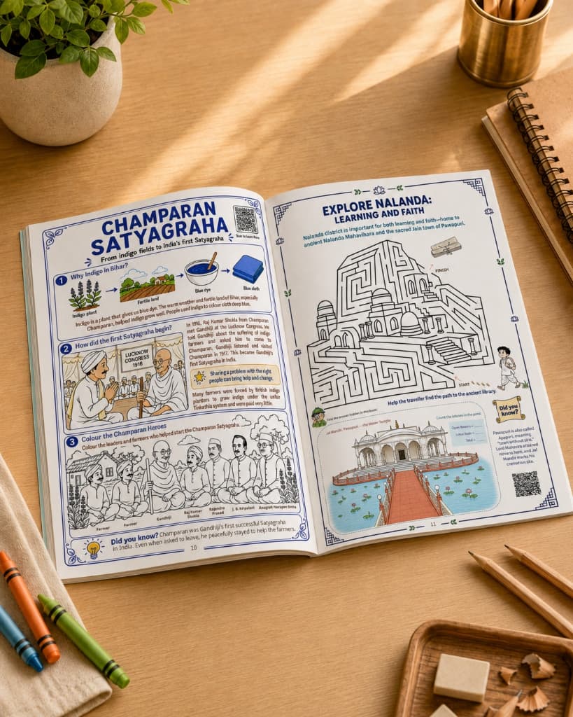 Discover Bihar Activity Book